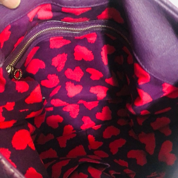 Marc By Marc Jacobs Purple Perforated Leather Large Shoulder Bag💜💙 - Picture 15 of 15